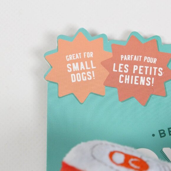 Pet Shop by Fringe Studio Light Paw Cans Small Dog Squeaky Dog Toys - NEW - Picture 3 of 6